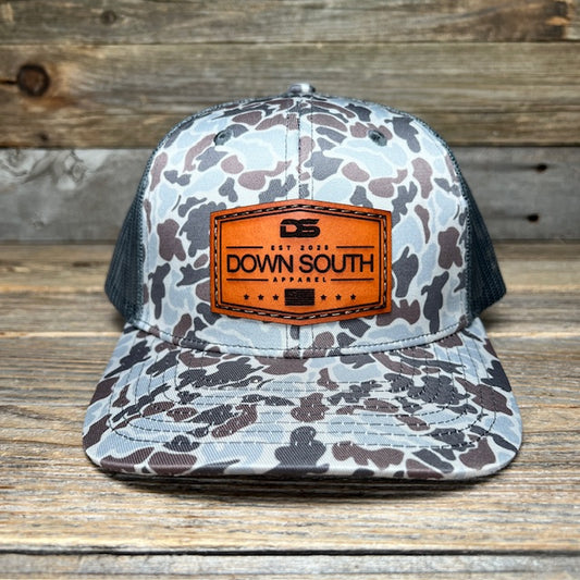 Down South Duck Camo Patch Hat (PRE ORDER ONLY)